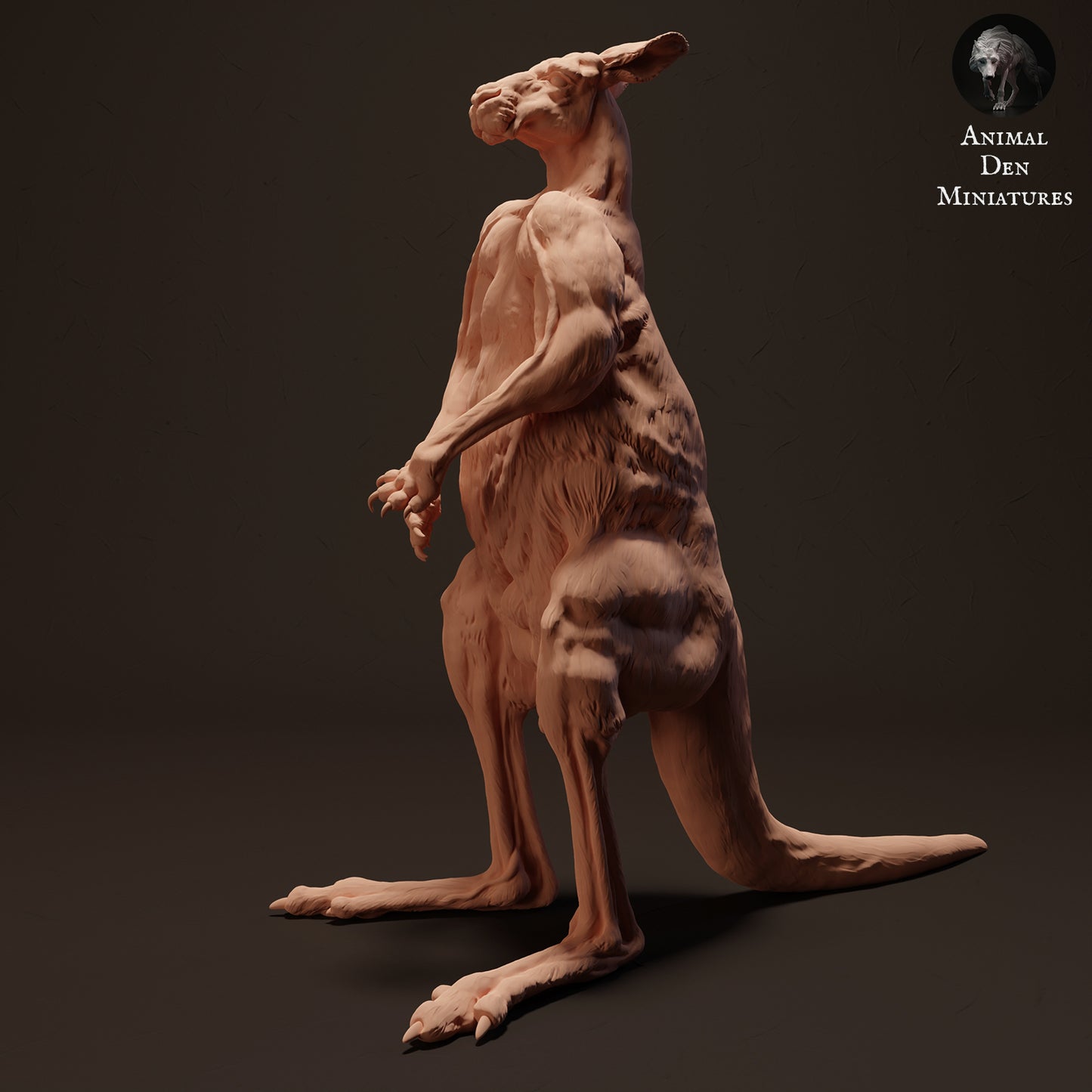 Red Kangaroo Jack - Animal Den Miniatures