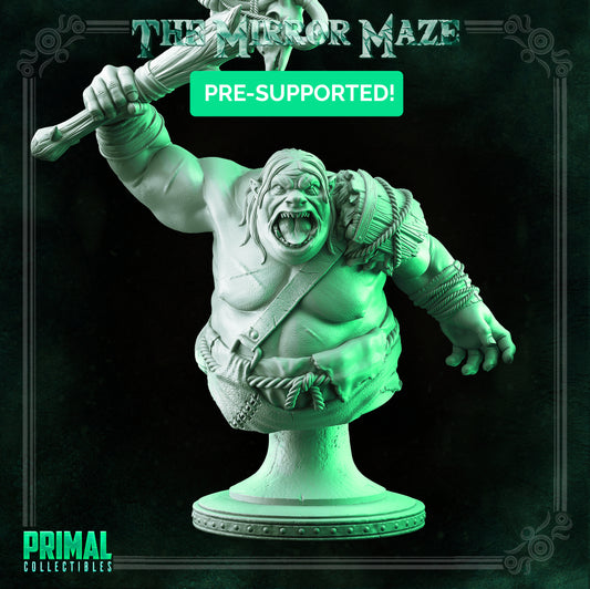 Ogre - Kerag - Bust - THE MIRROR MAZE - MASTERS OF DUNGEONS QUEST - Primal Collectibles