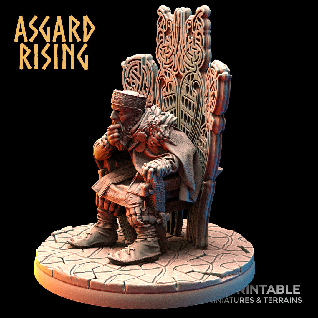 VIKING: King Eysteinn the Indomitable (on the Throne) - Asgard Rising