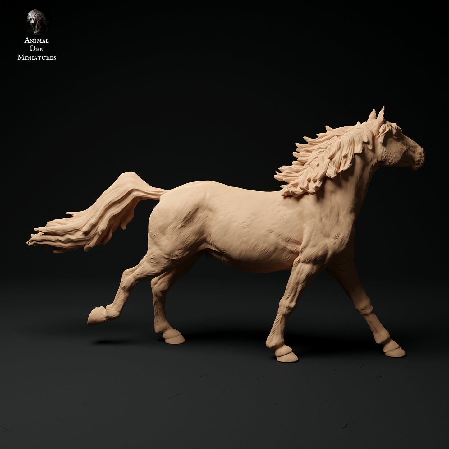 Konik Horse Run - Animal Den Miniatures