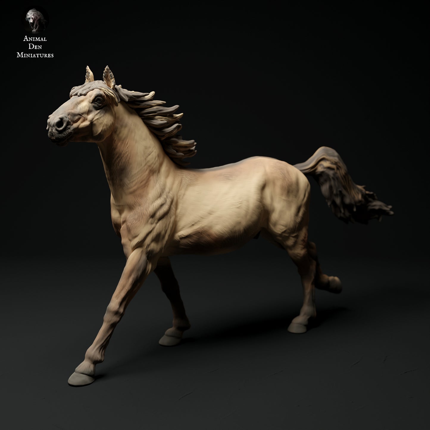 Konik Horse Run - Animal Den Miniatures