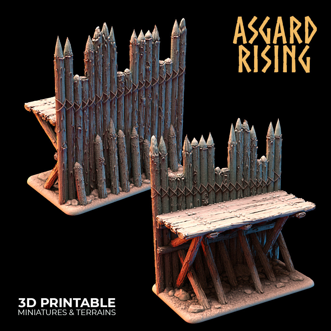 Fortified Village - Large Palisade - Asgard Rising