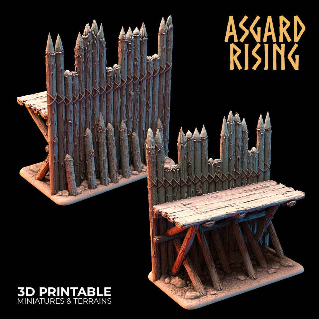 Fortified Village - Large Palisade - Asgard Rising