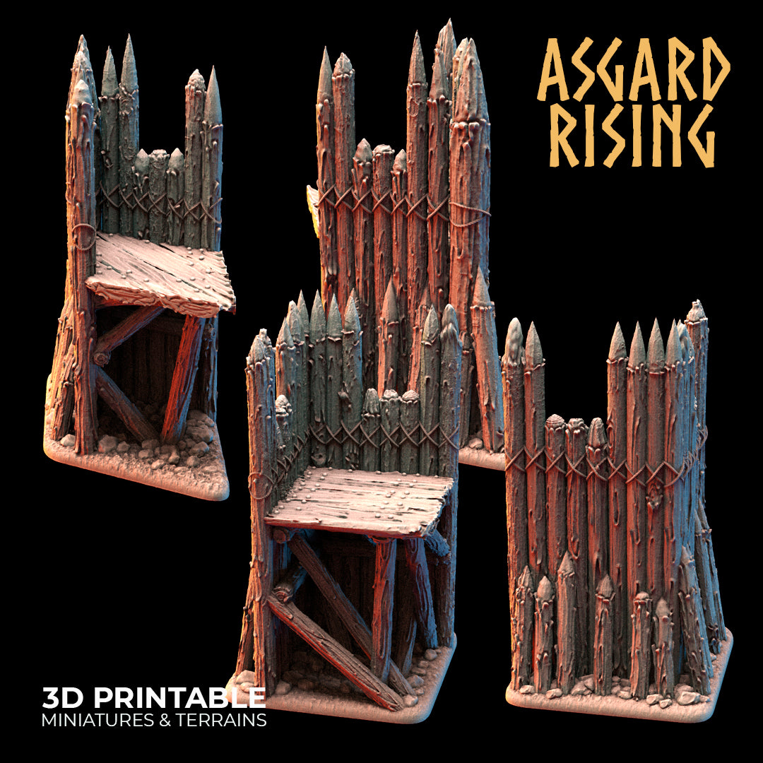 Fortified Village - Large Palisade - Asgard Rising