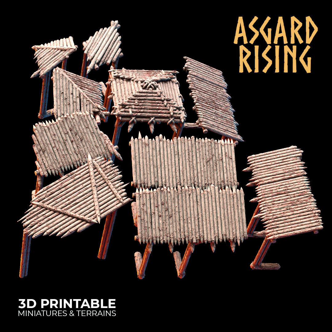 Fortified Village - Wooden Roofing - Asgard Rising