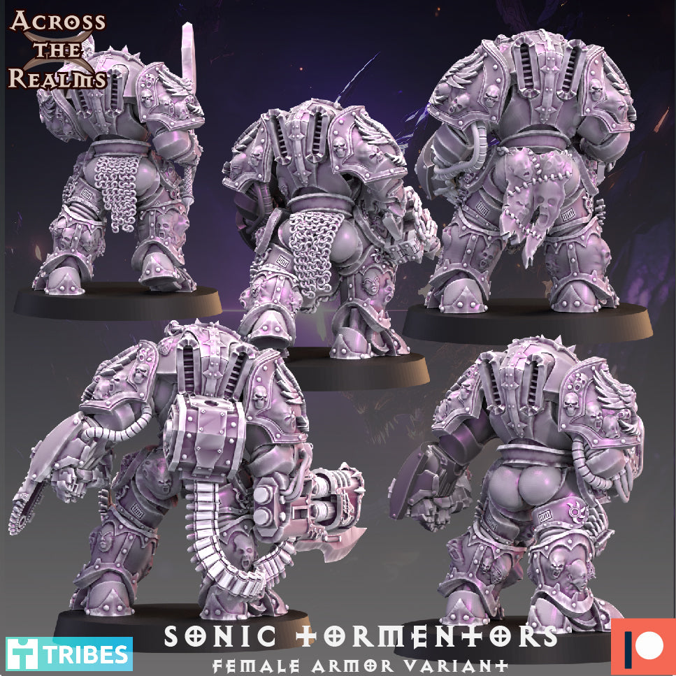 6x Sonic Tormentors - Female armor variants - Across the Realms