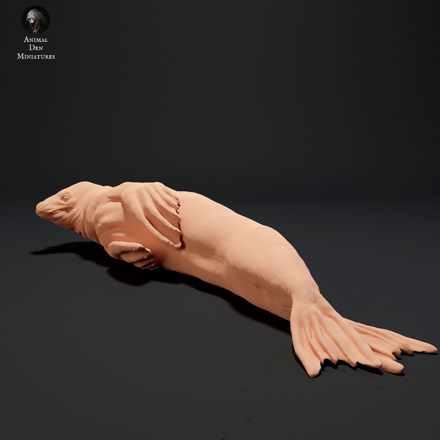 Leopard Seal Lying - Animal Den Miniatures