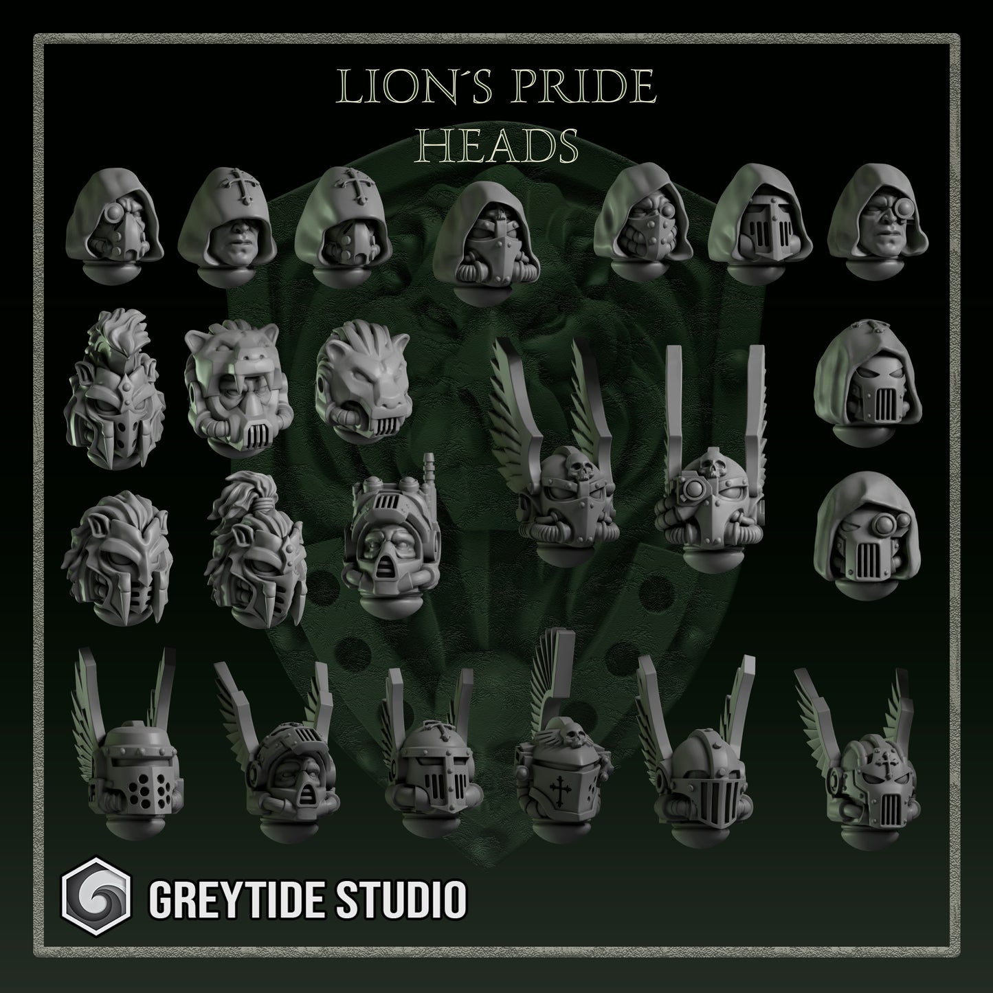 Lion´s Pride space warriors upgrade kit - GreyTide Studio