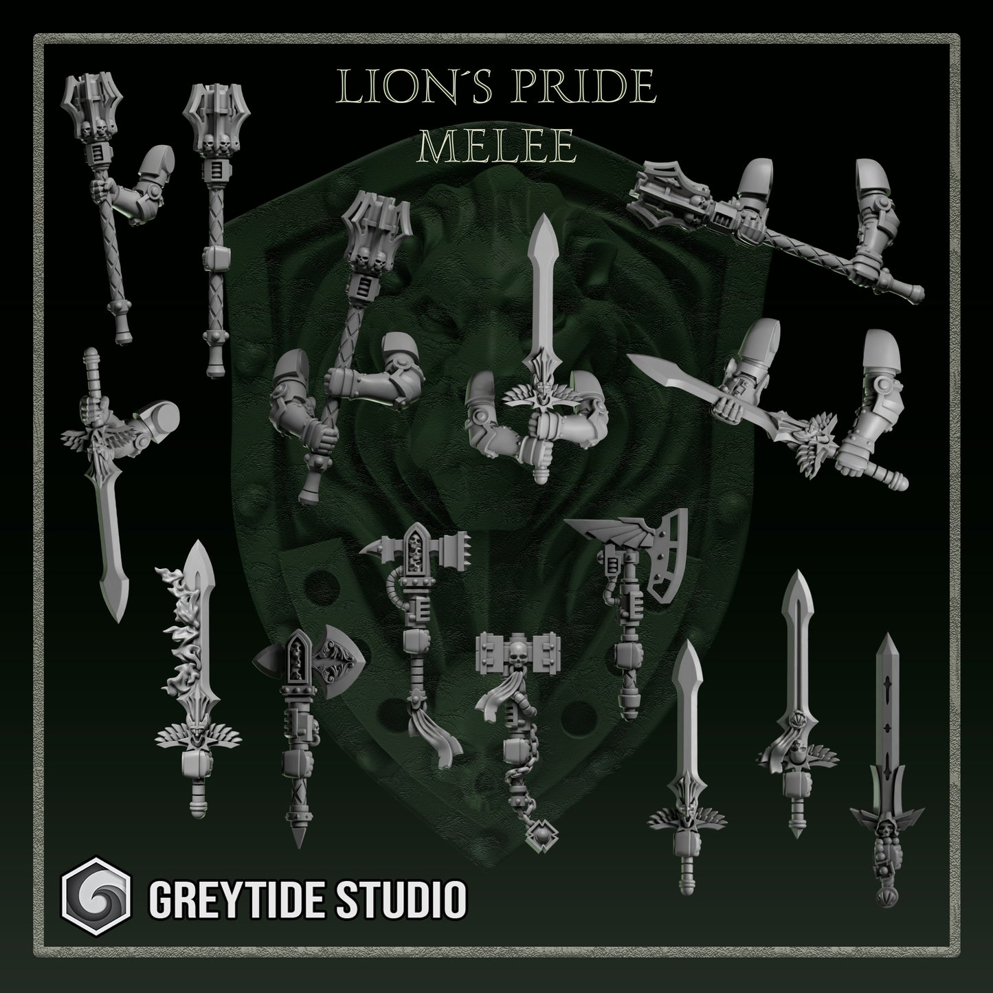 Lion´s Pride space warriors upgrade kit - GreyTide Studio