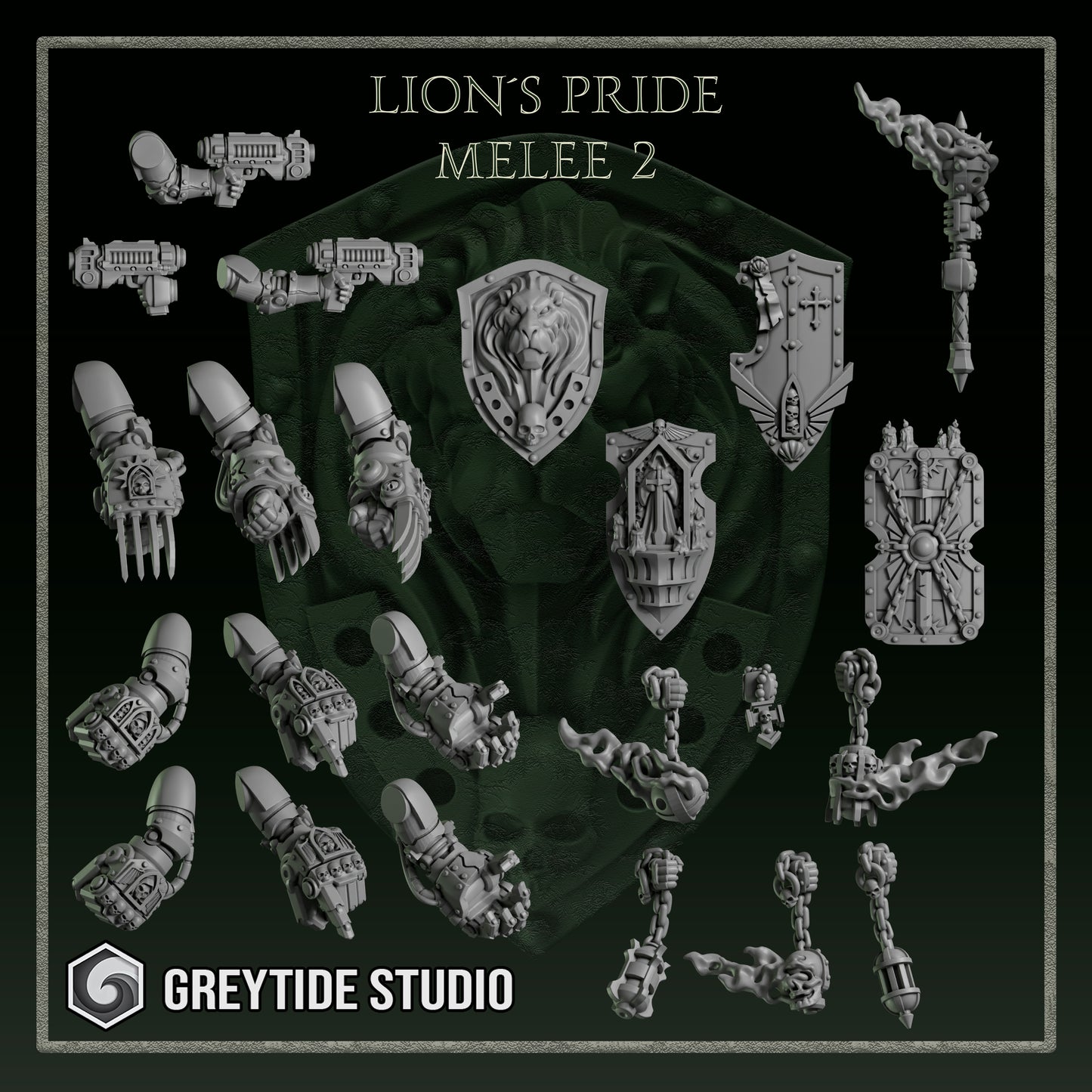 Lion´s Pride space warriors upgrade kit - GreyTide Studio