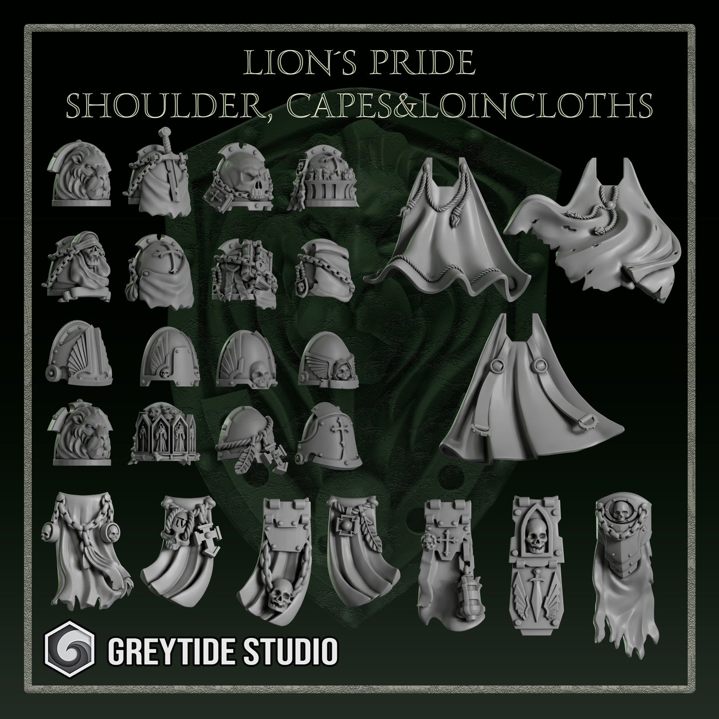 Lion´s Pride space warriors upgrade kit - GreyTide Studio