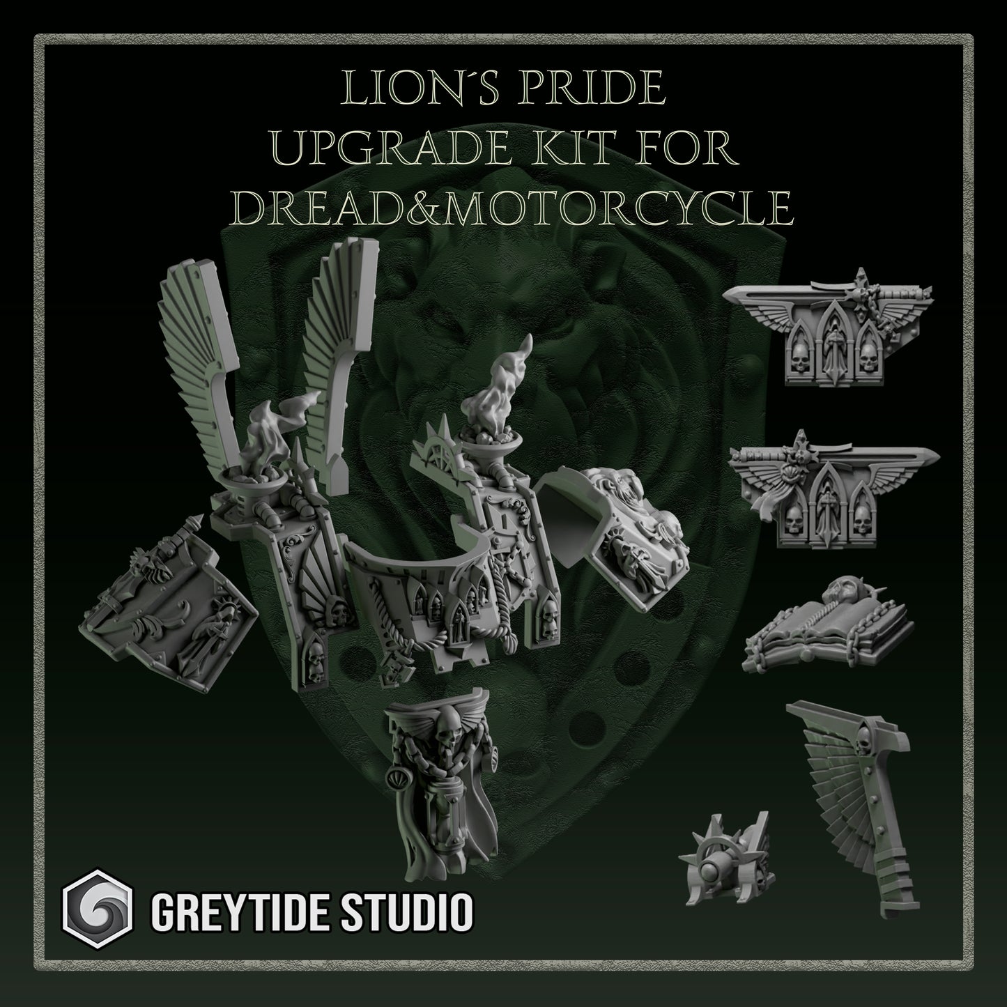 Lion´s Pride space warriors upgrade kit - GreyTide Studio