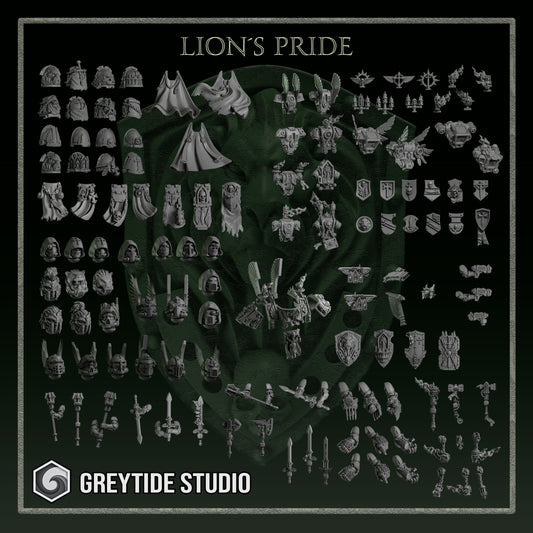 Lion´s Pride space warriors upgrade kit - GreyTide Studio