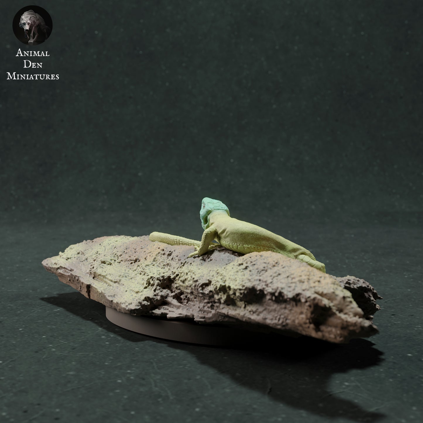 European Green Lizard - Animal Den Miniatures