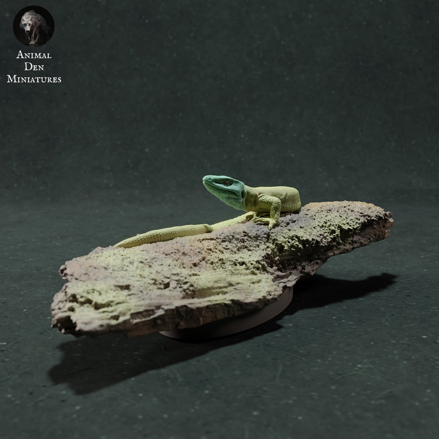 European Green Lizard - Animal Den Miniatures