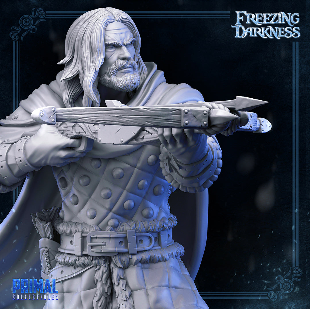 Mercenary  - Man-at-arms - Magnus - FREEZING DARKNESS - MASTERS OF DUNGEONS QUEST - Primal Collectibles