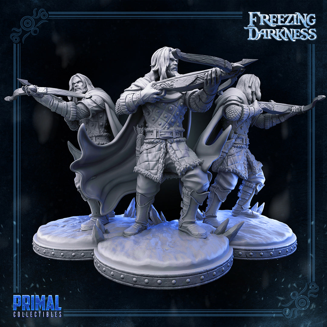 Mercenary  - Man-at-arms - Magnus - FREEZING DARKNESS - MASTERS OF DUNGEONS QUEST - Primal Collectibles