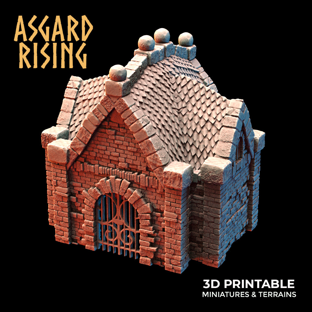 Cemetery Mausoleums - Asgard Rising