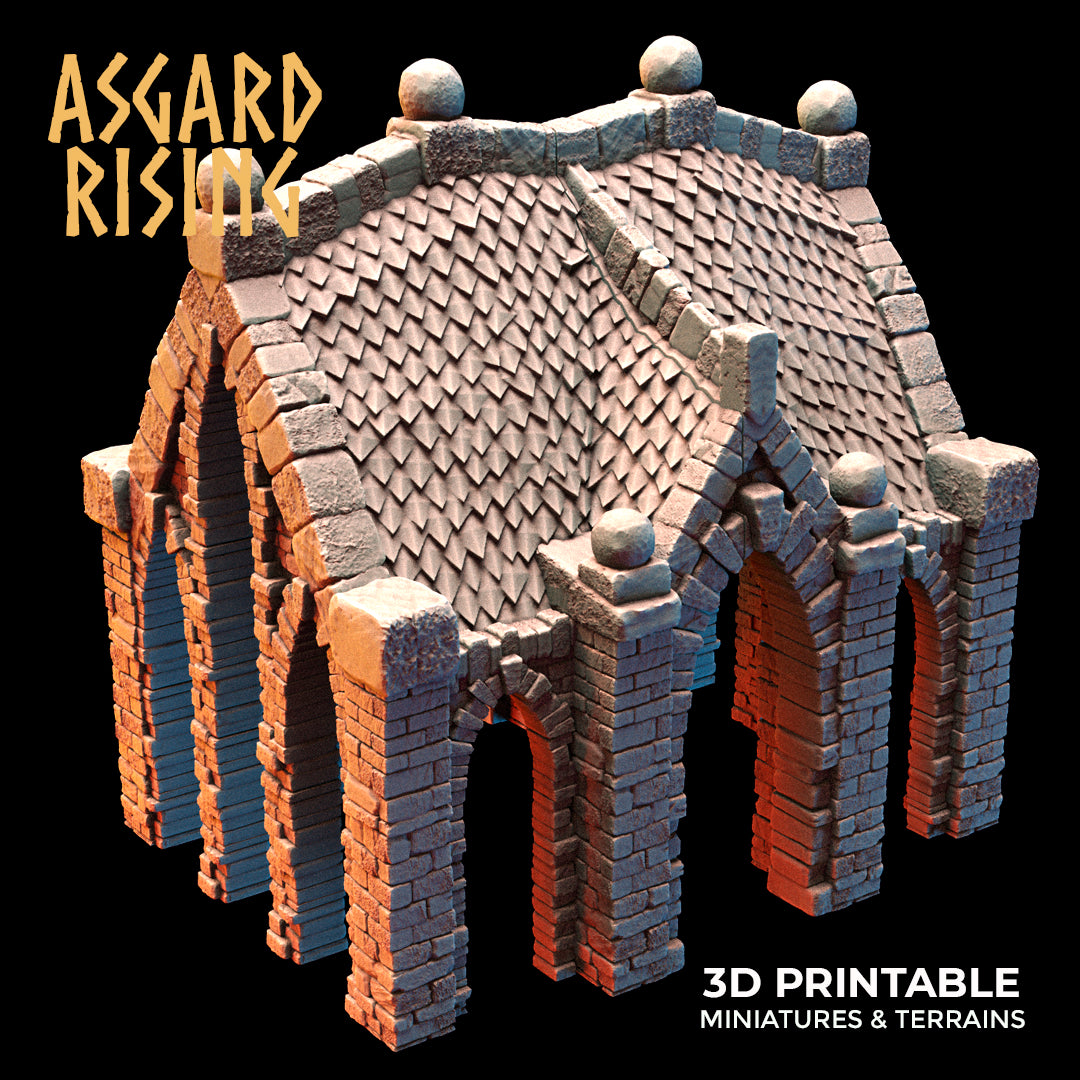 Cemetery Mausoleums - Asgard Rising