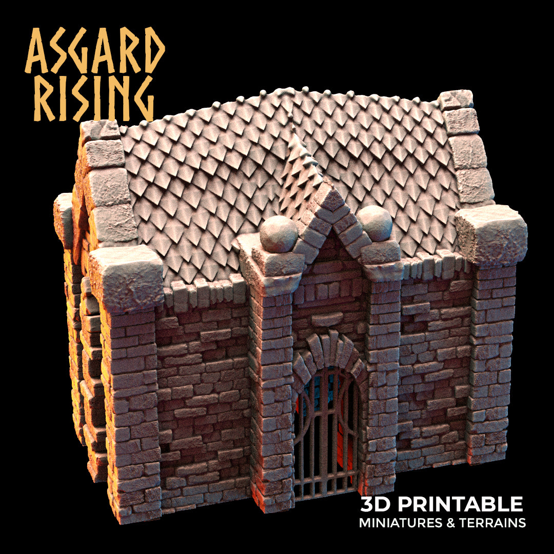 Cemetery Mausoleums - Asgard Rising