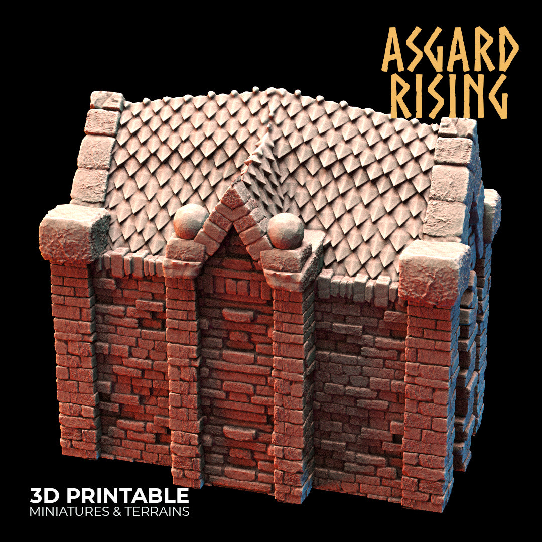 Cemetery Mausoleums - Asgard Rising