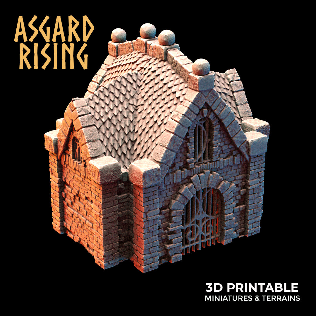 Cemetery Mausoleums - Asgard Rising