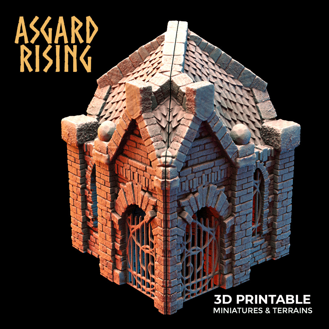 Cemetery Mausoleums - Asgard Rising