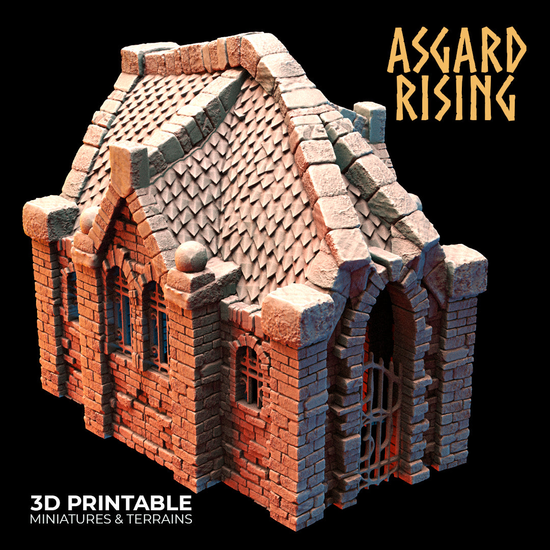 Cemetery Mausoleums - Asgard Rising