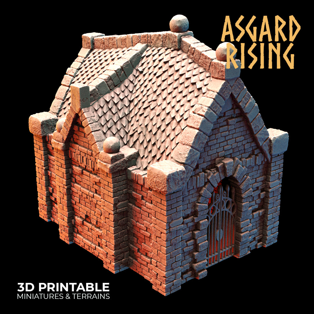 Cemetery Mausoleums - Asgard Rising