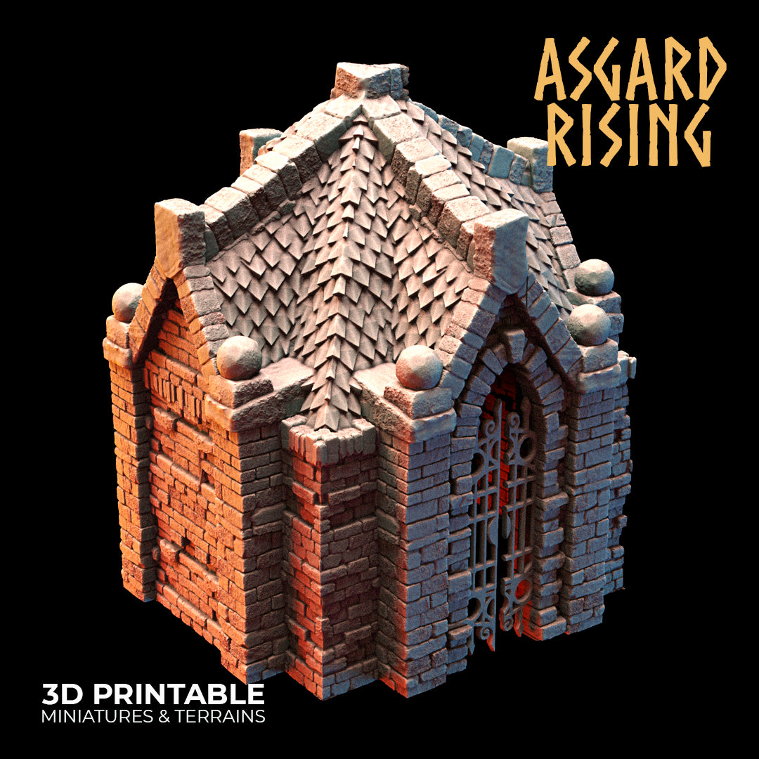 Cemetery Mausoleums - Asgard Rising