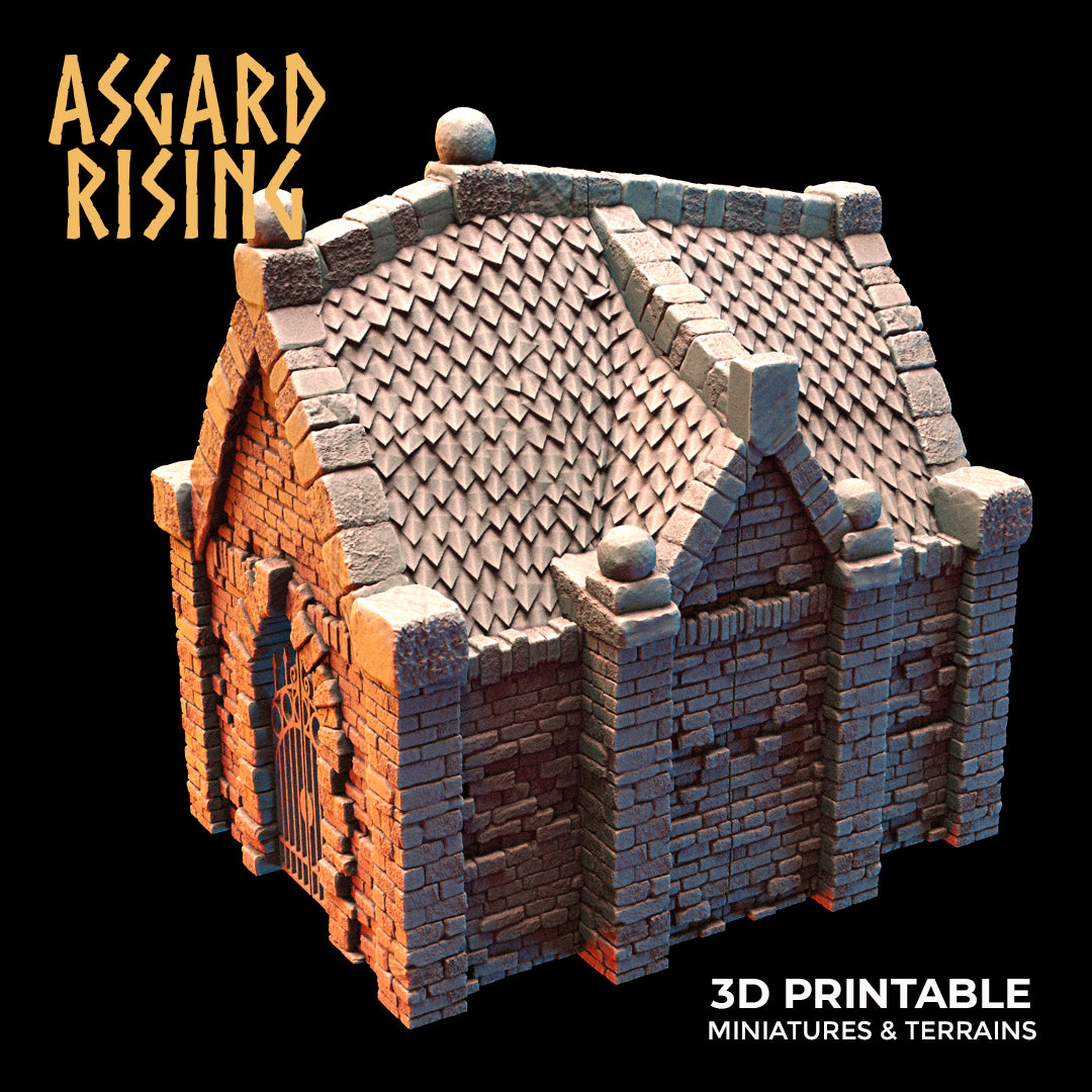 Cemetery Mausoleums - Asgard Rising