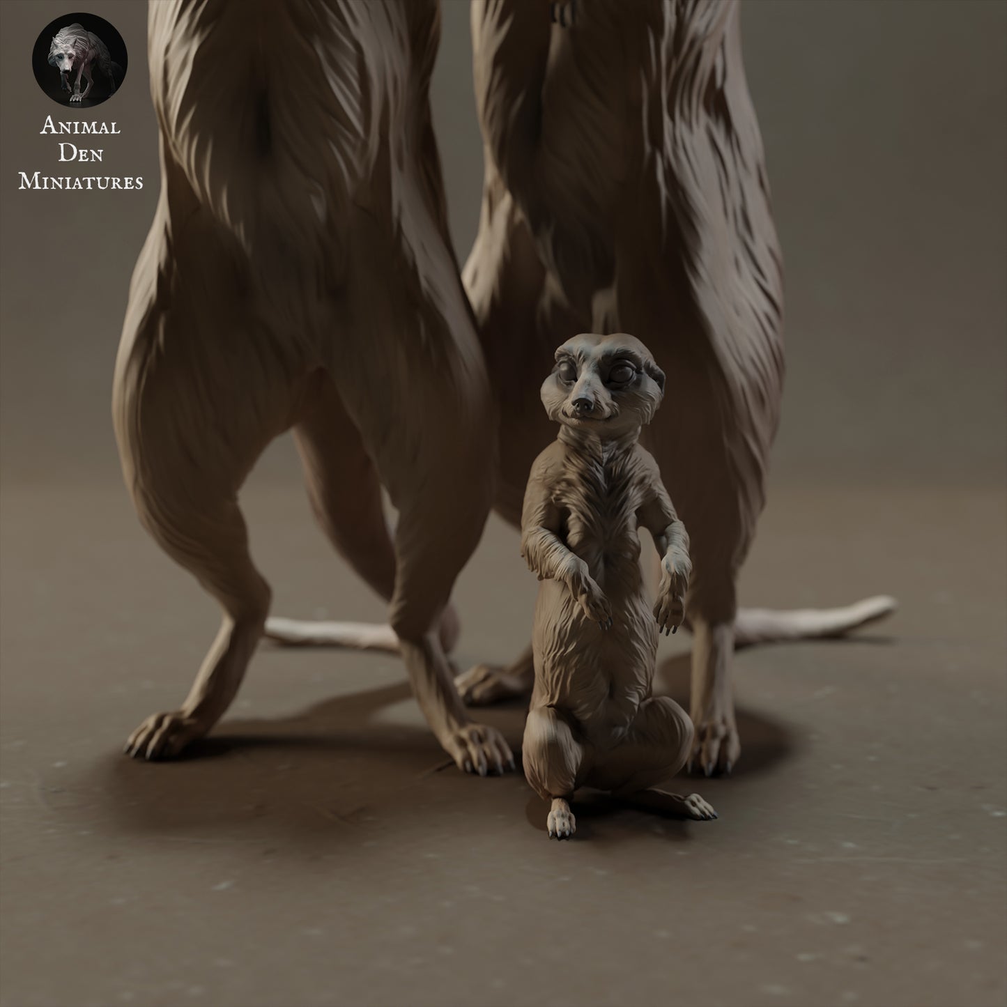 Meerkat Family - Animal Den Miniatures