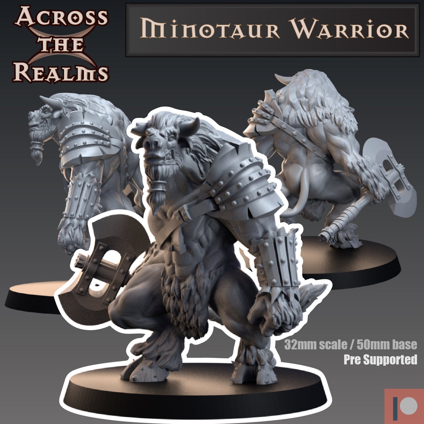 1x Minotaur Warrior - Across the Realms