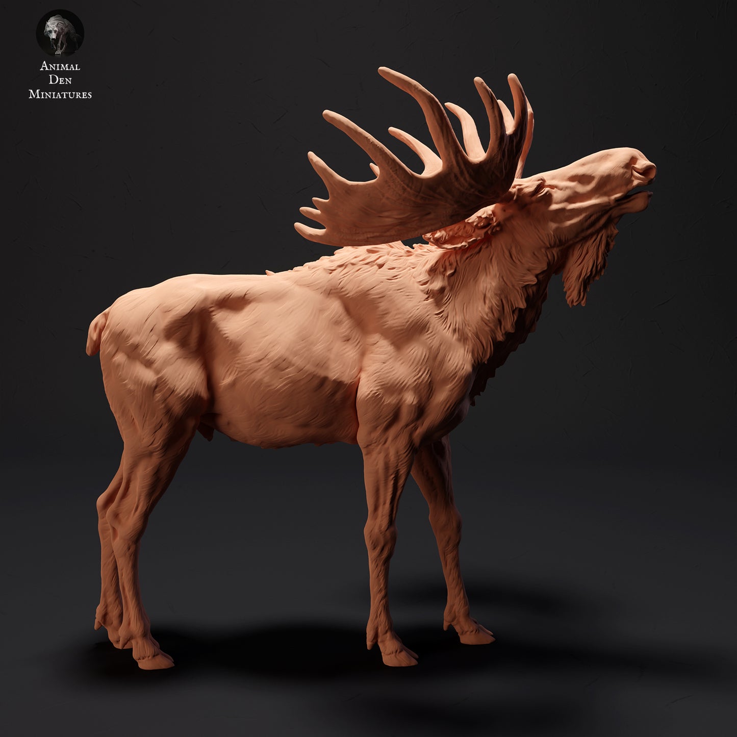 Moose Calling - Animal Den Miniatures