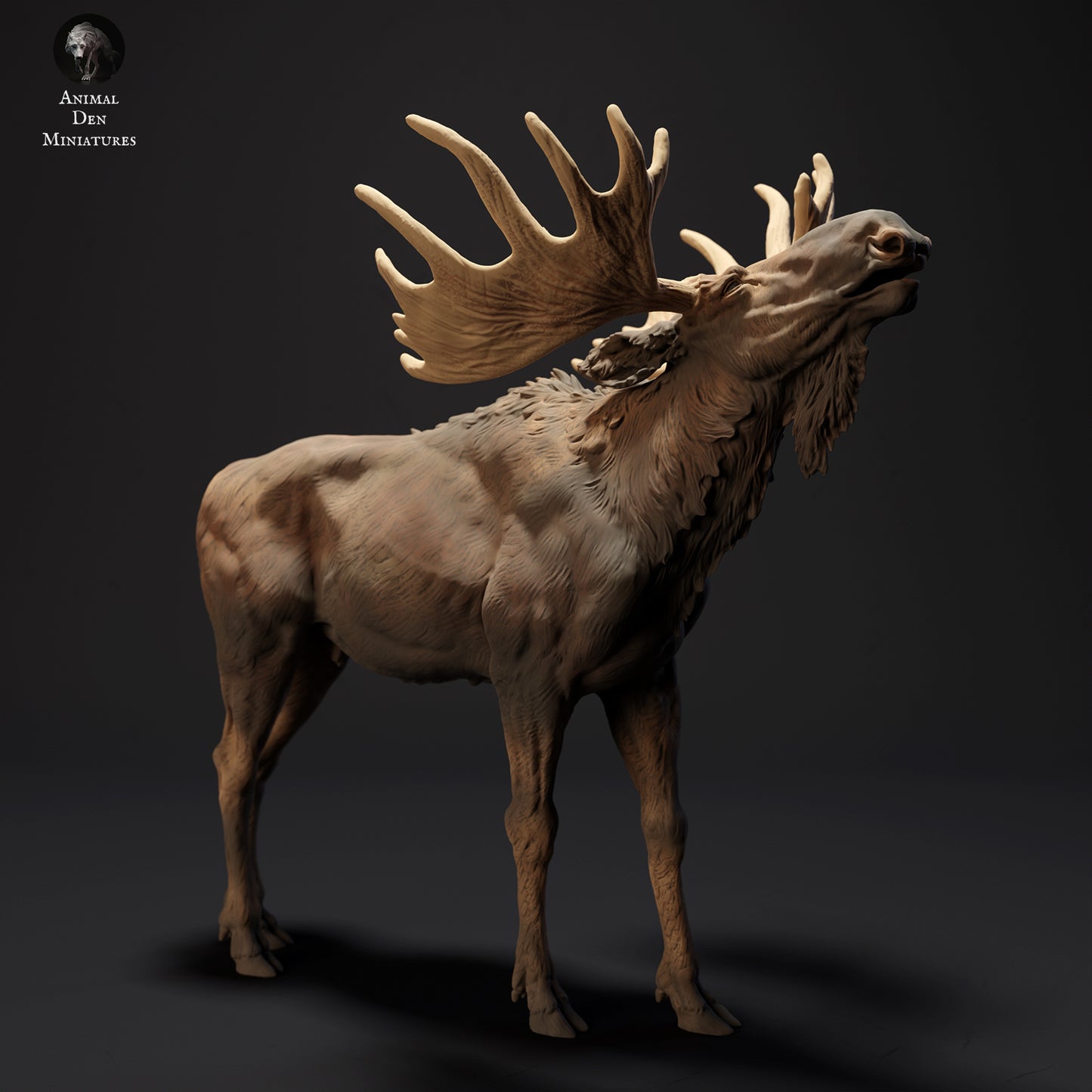 Moose Calling - Animal Den Miniatures