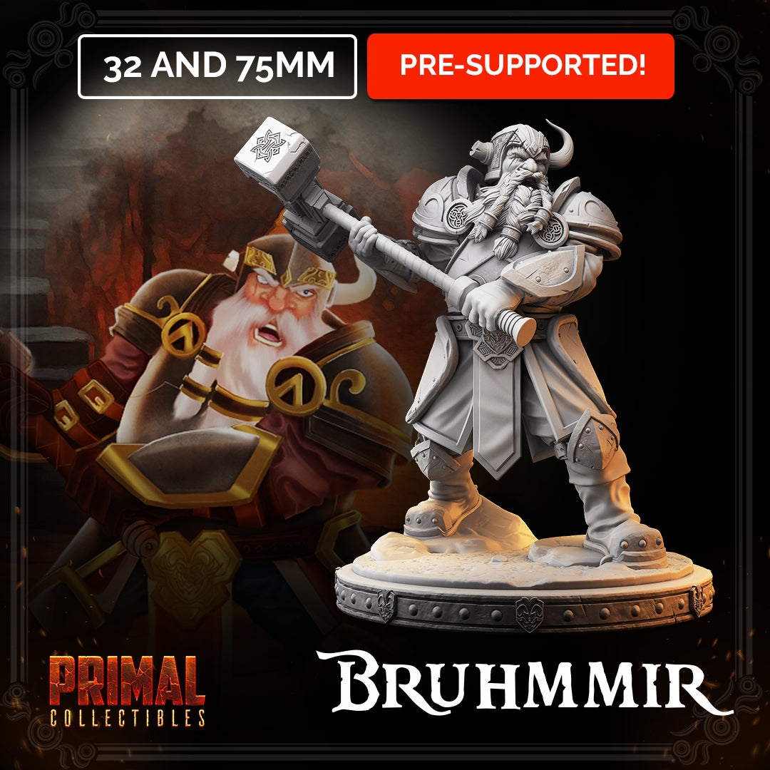 Dwarf - Bruhmmir - MASTERS OF DUNGEONS QUEST - Primal Collectibles