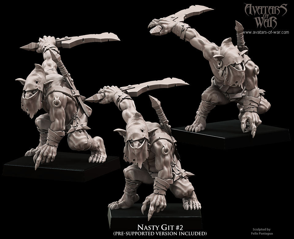 3x Goblin Nasty Gits - Avatars of War