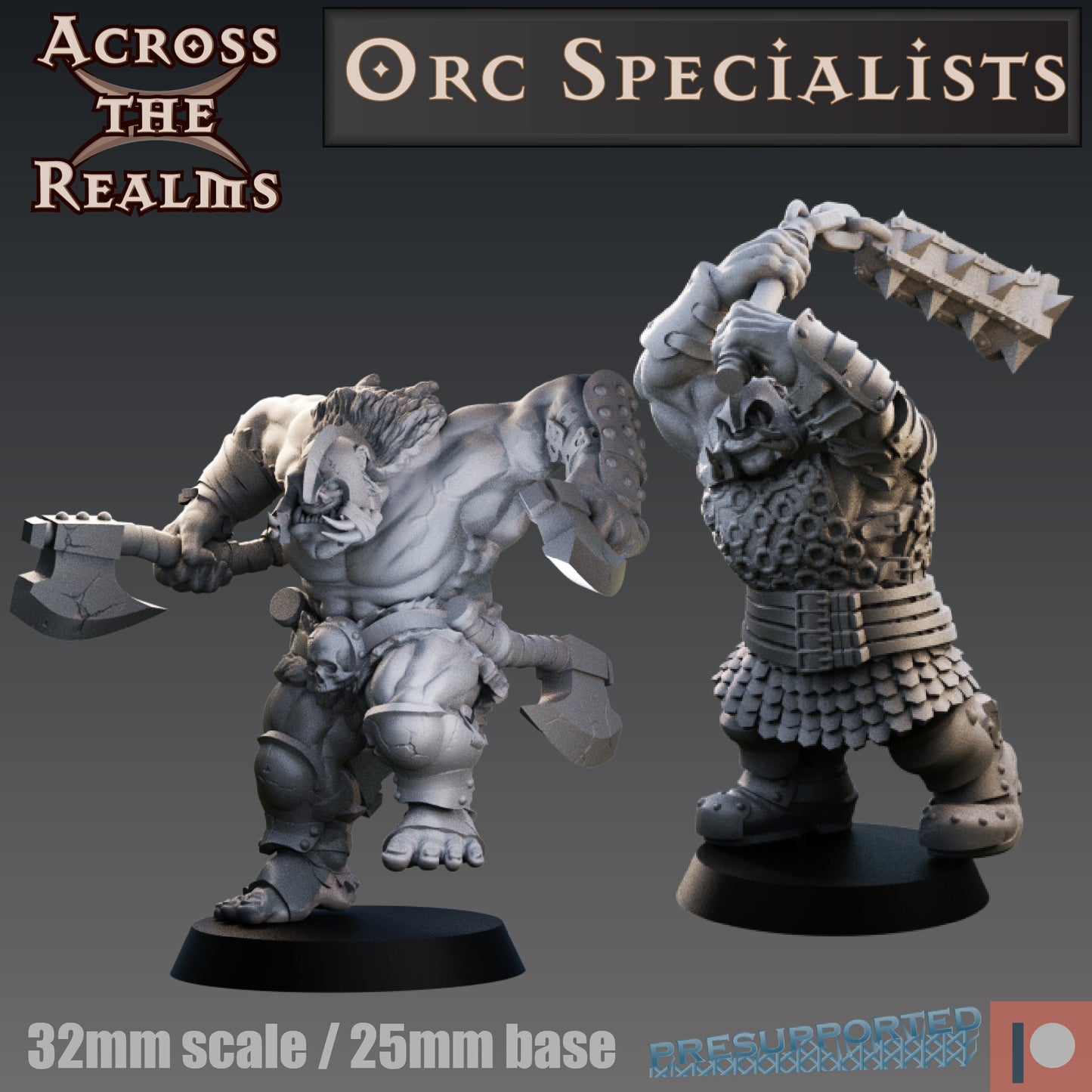 2x Orc Specialists - Across the Realms