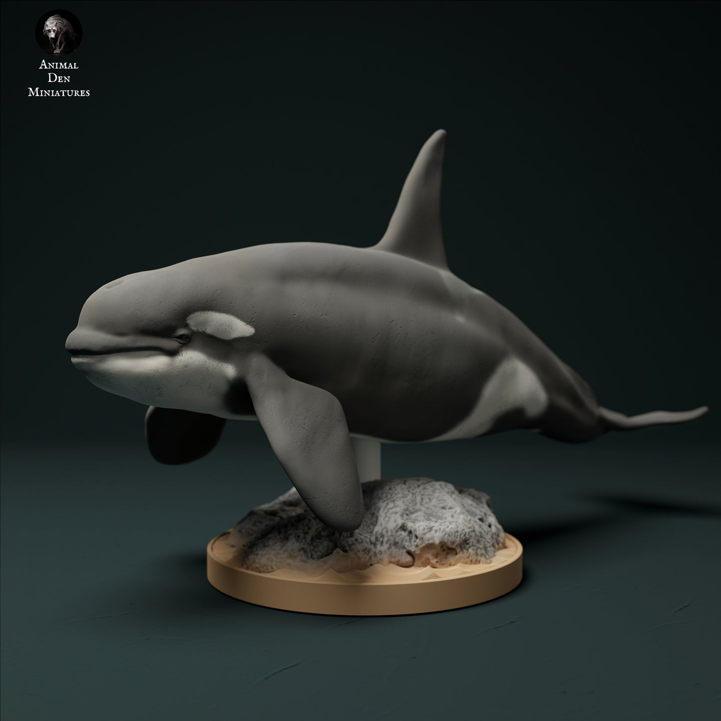 North Atlantic Type 2 Killer Whale - Animal Den Miniatures