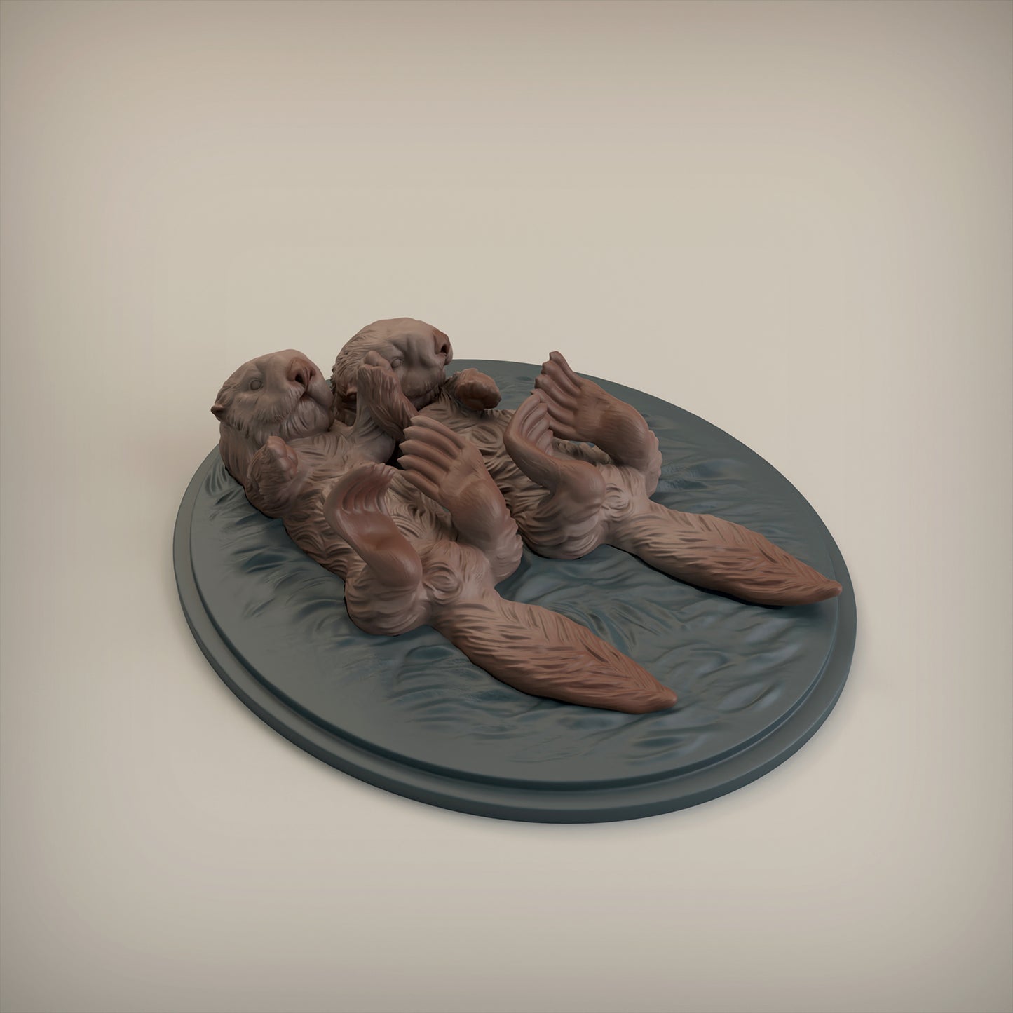 Otters - Animal Den Miniatures