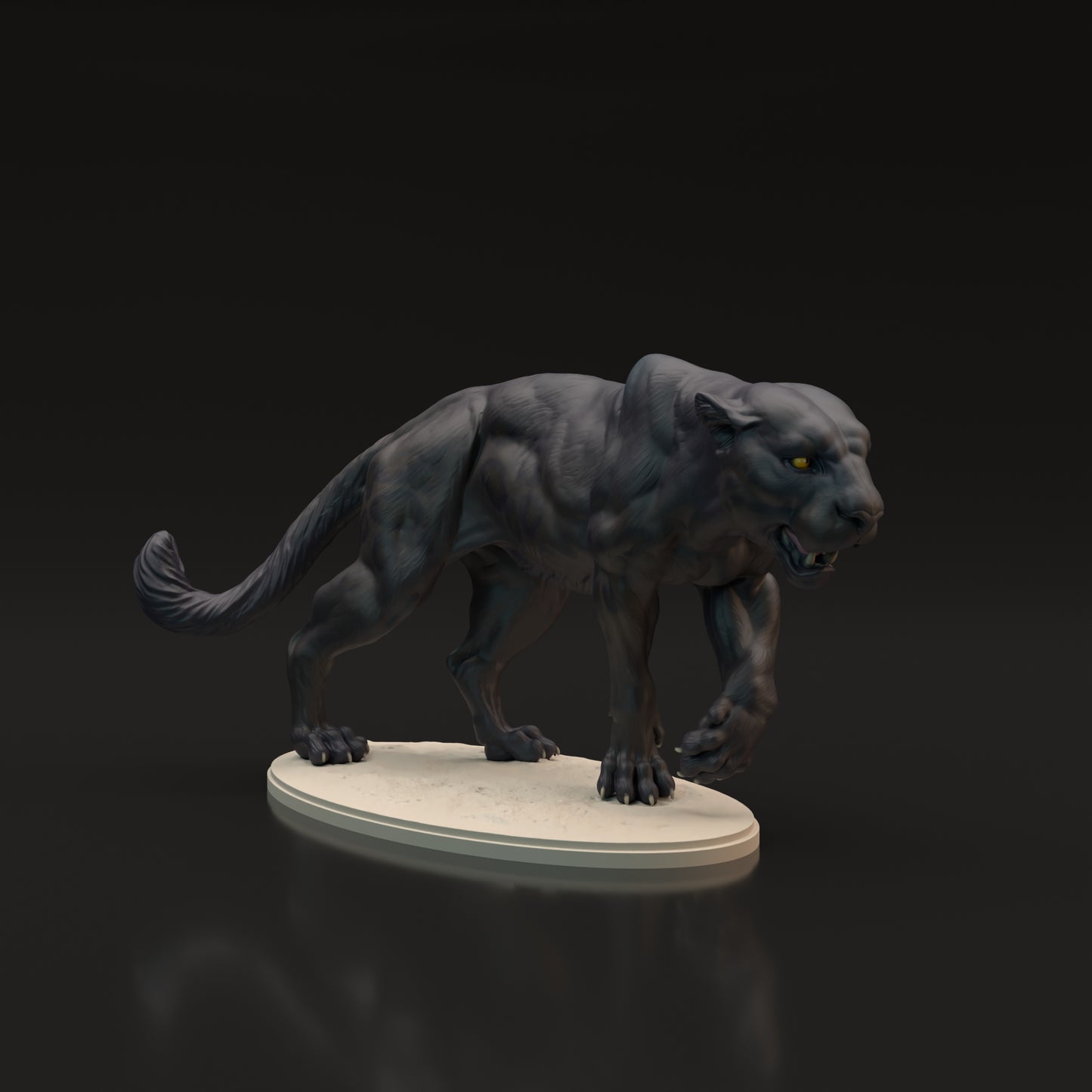 Black Panther - Jaguar - Animal Den Miniatures