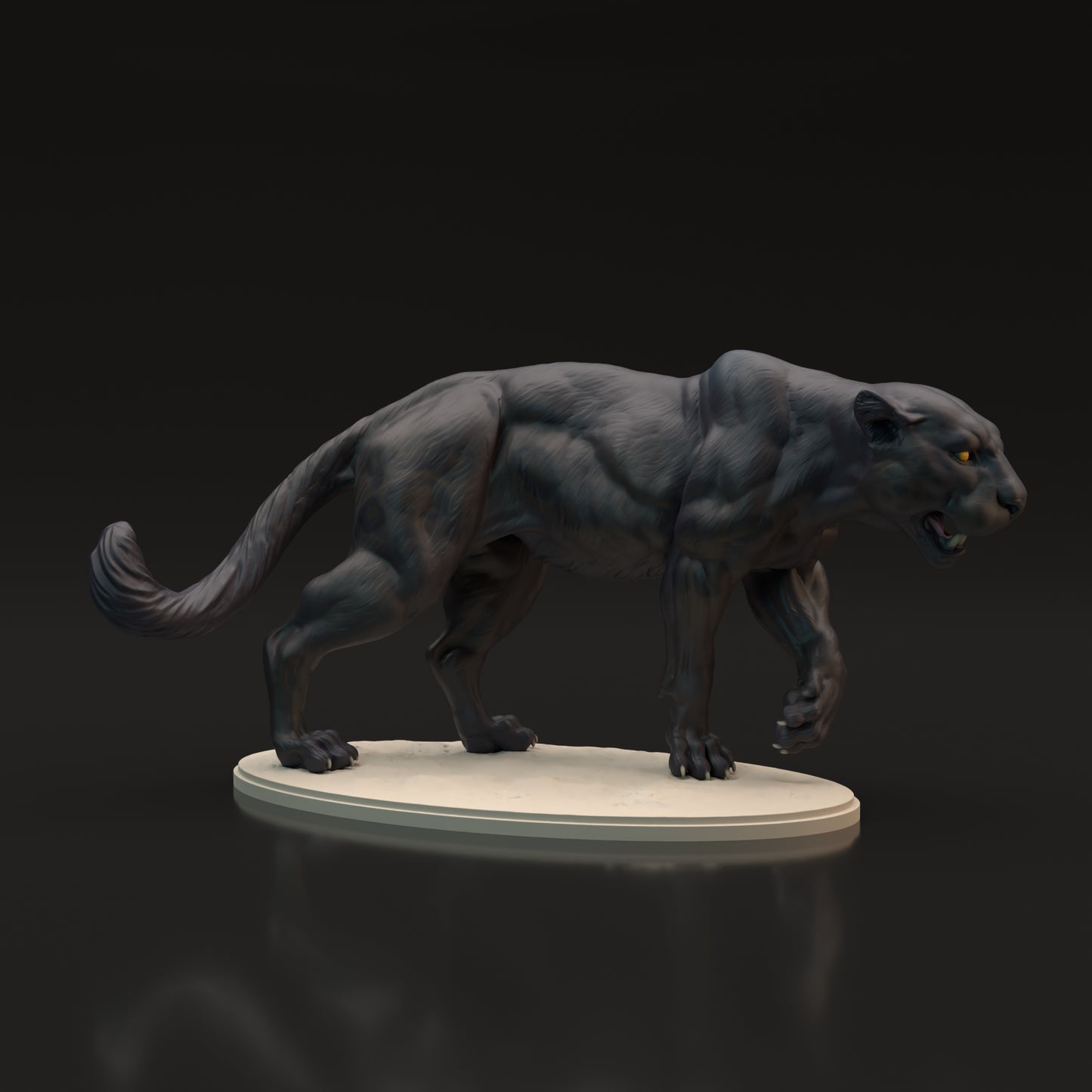 Black Panther - Jaguar - Animal Den Miniatures