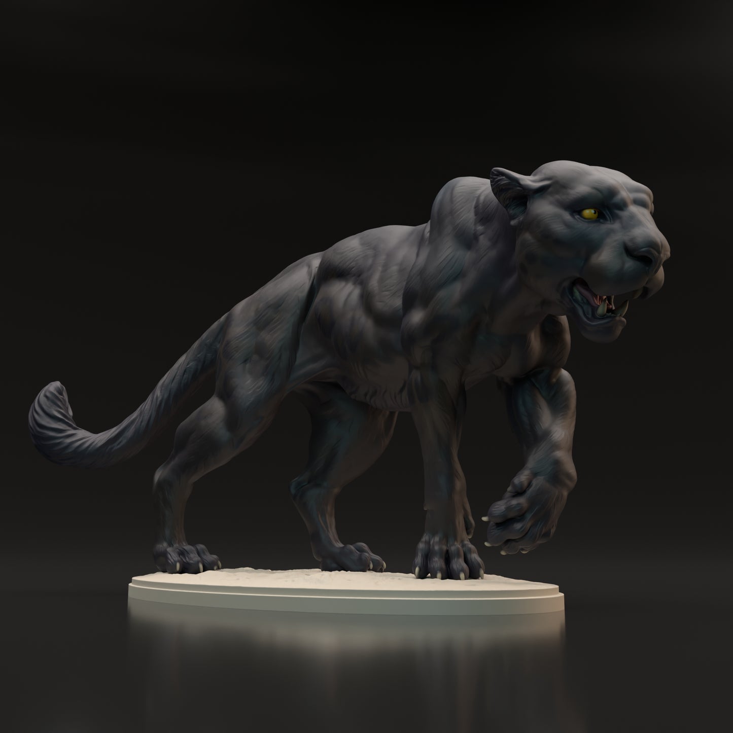 Black Panther - Jaguar - Animal Den Miniatures