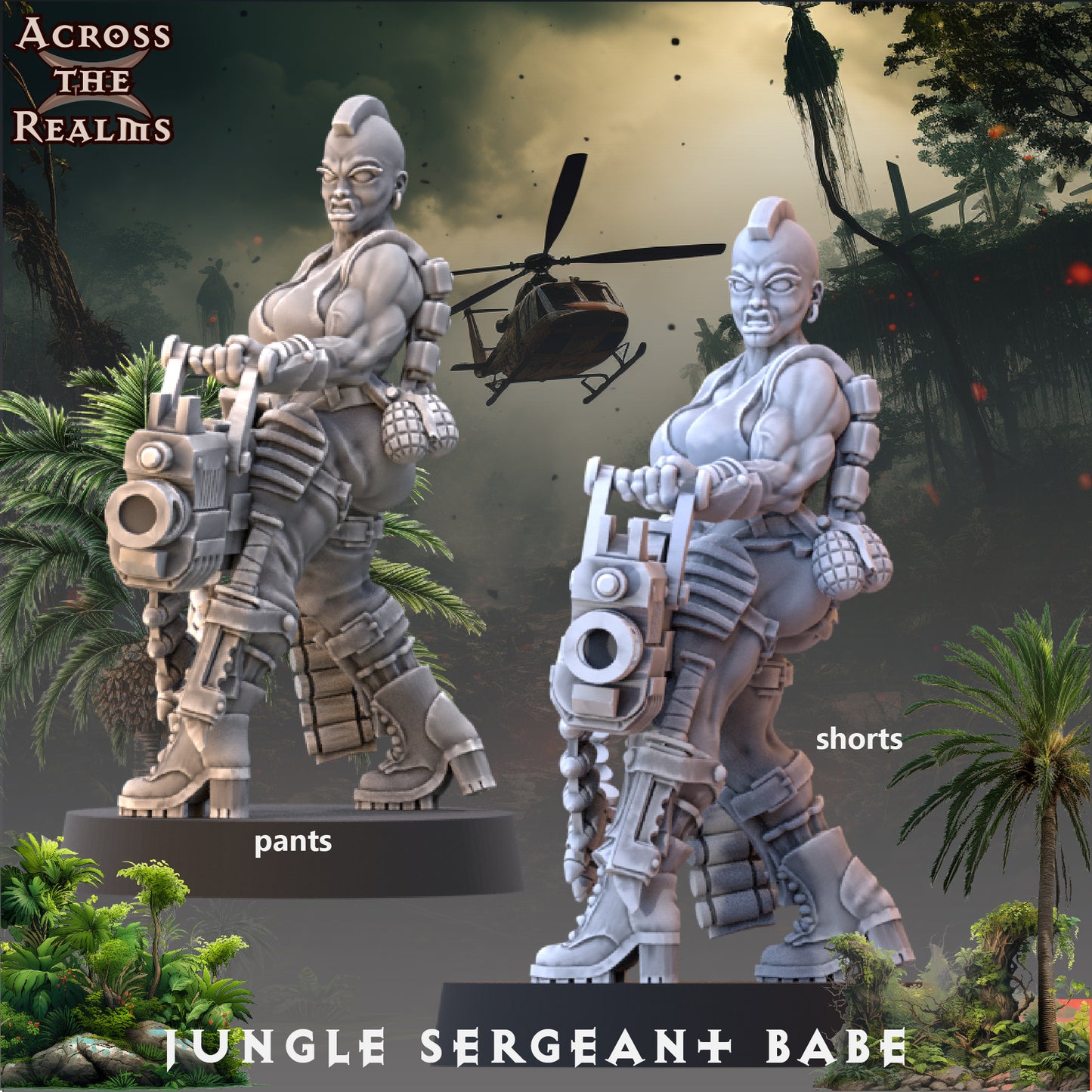 1x Jungle Sergeant Babe - Across the Realms