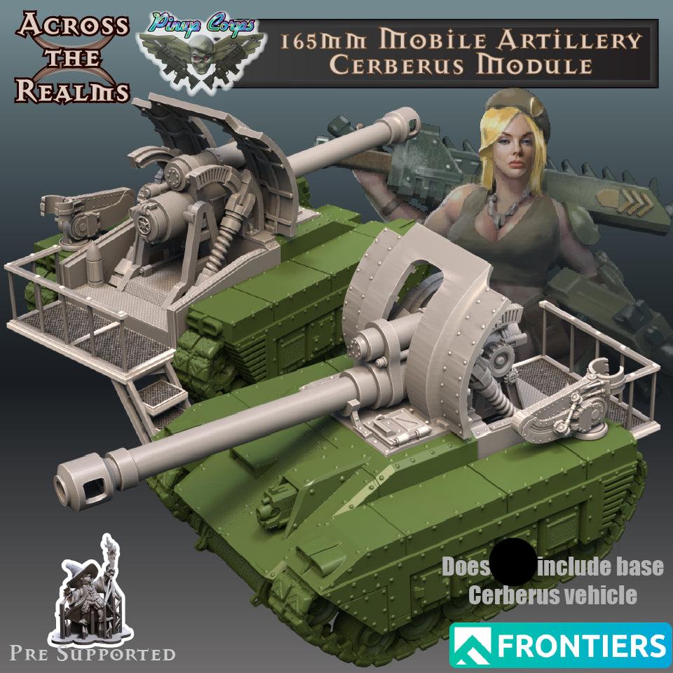 165mm Mobile Artillery Cerberus Module (Includes Base Tank) - Across the Realms