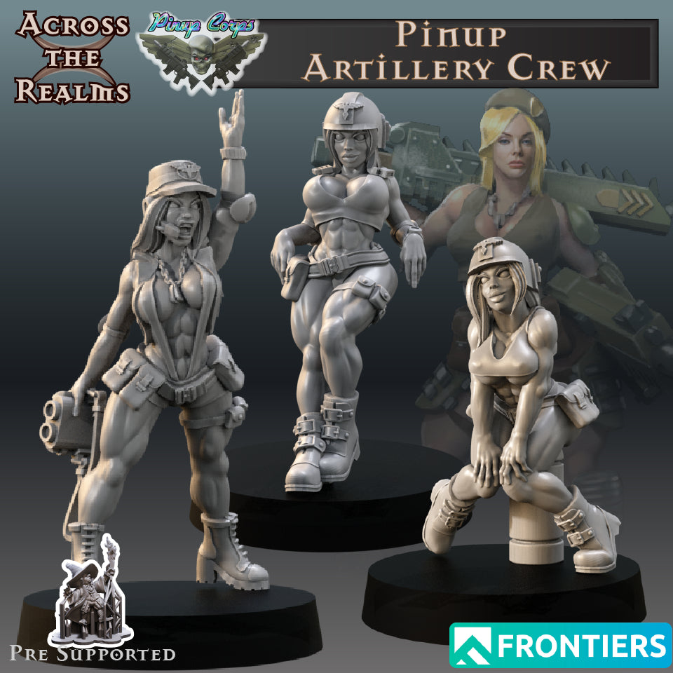 Pinup Artillery Crew - Across the Realms