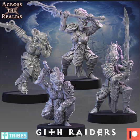 4x Gith Raiders - Across the Realms