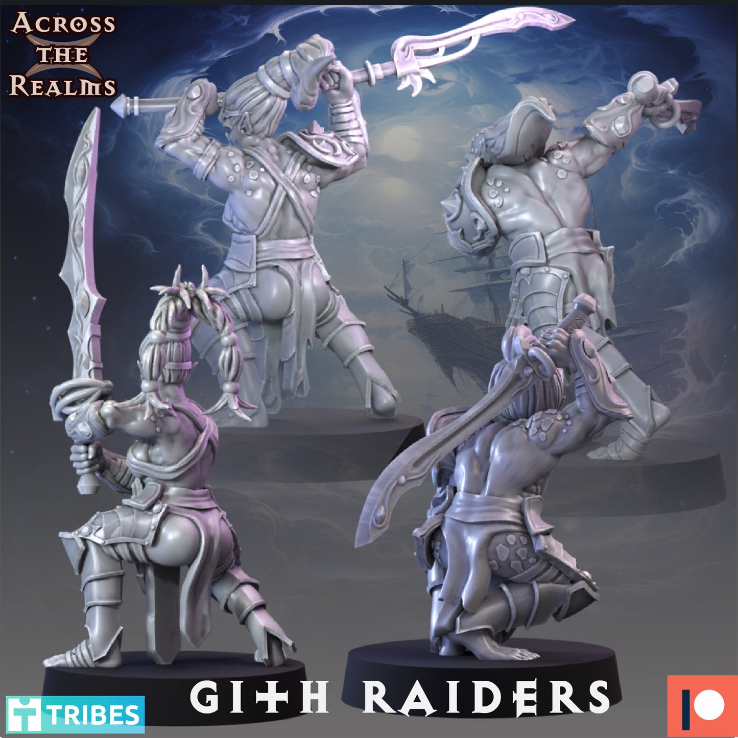 4x Gith Raiders - Across the Realms