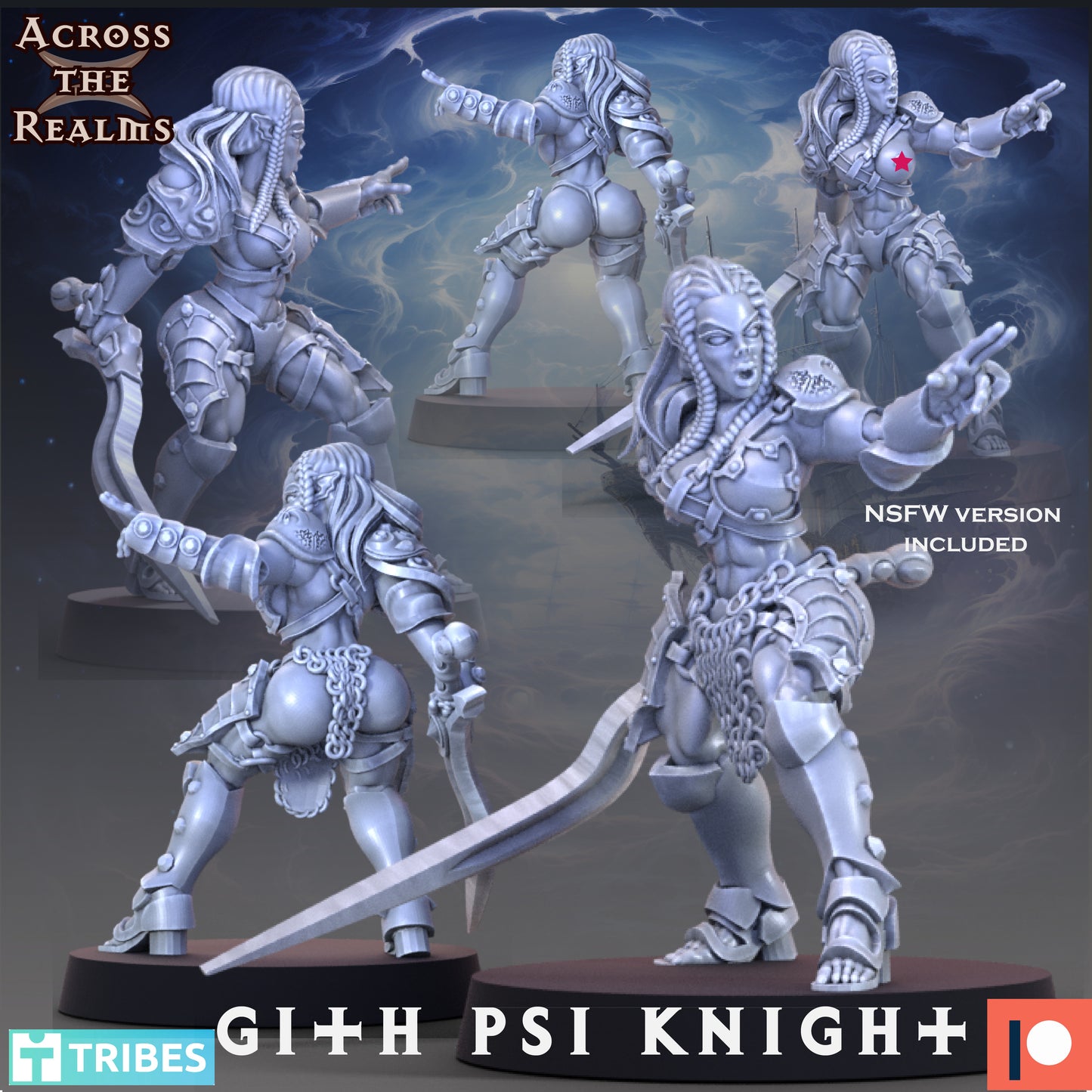 2x Gith Psi Knight - Across the Realms