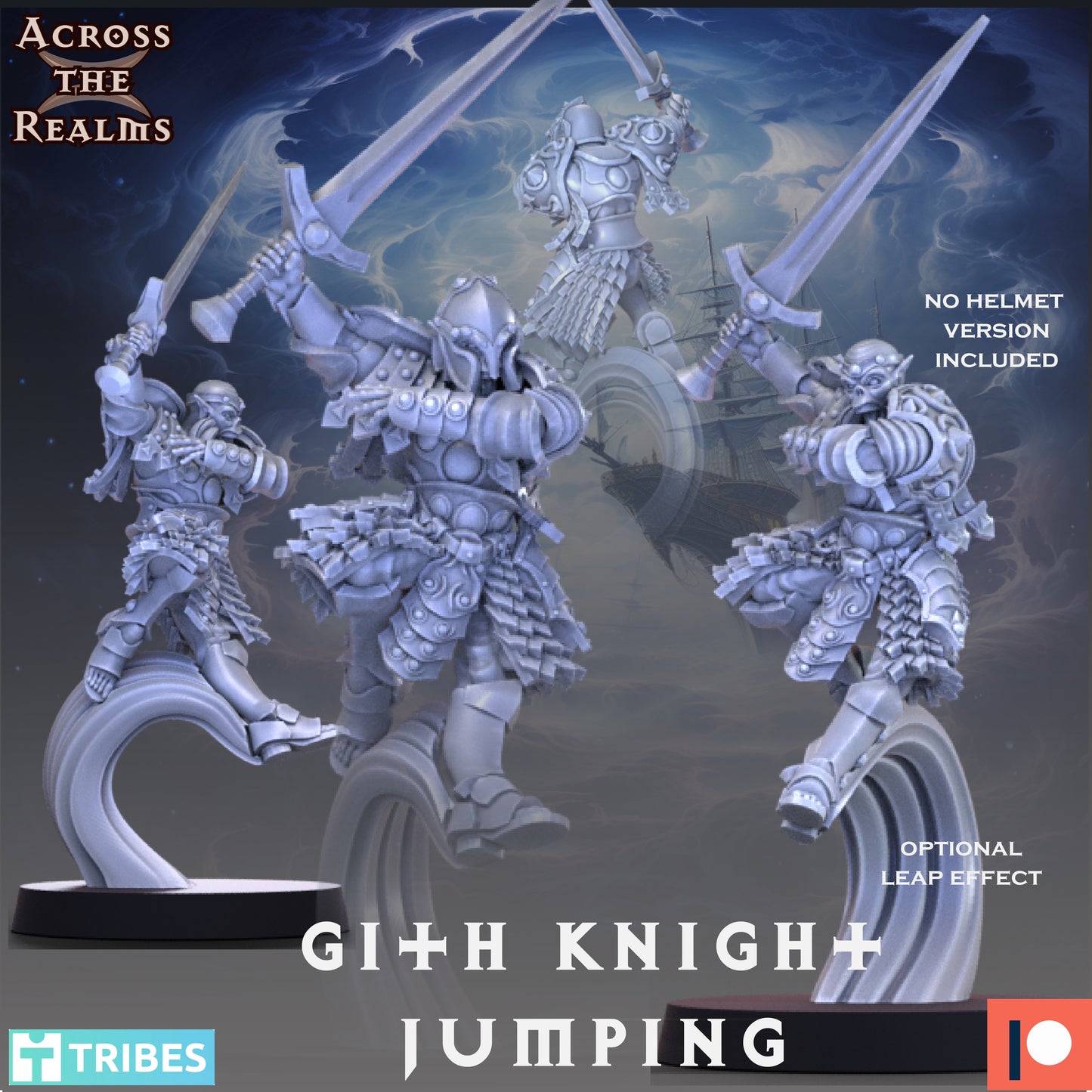 2x Gith Knight Jumping - Across the Realms